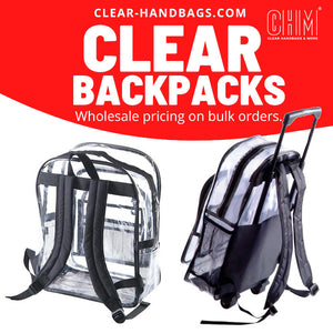 clear backpack for students