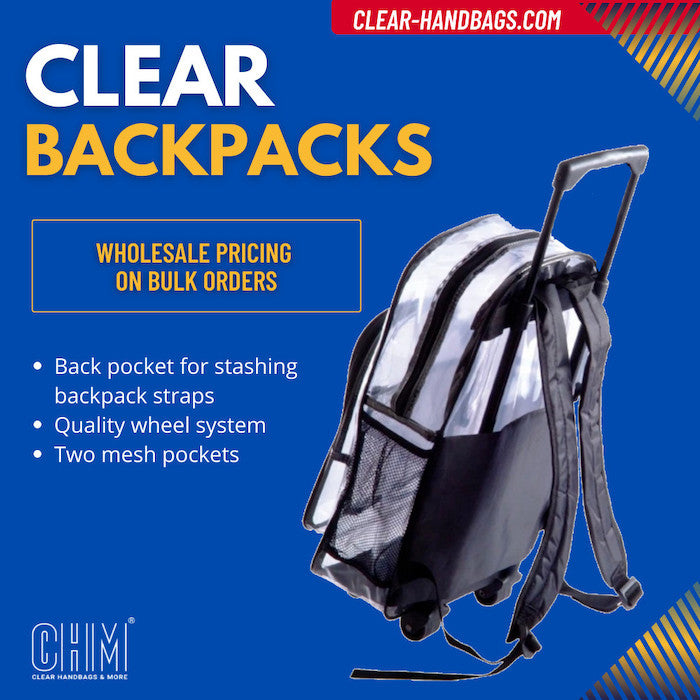 Clear Rolling Backpack