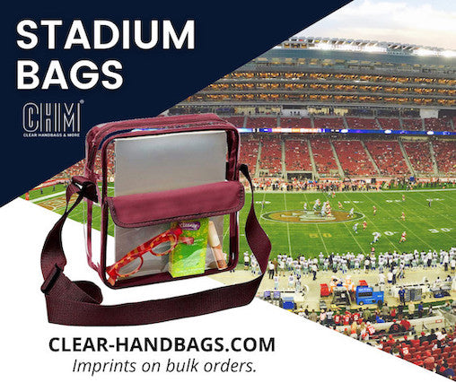 Clear Stadium Bag Adjustable Strap Crossbody- Gold – Beaucoup 702 Las Vegas