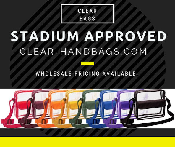 Logo Brands New Orleans Saints Clear Stadium Totes 12X5.75X11.75