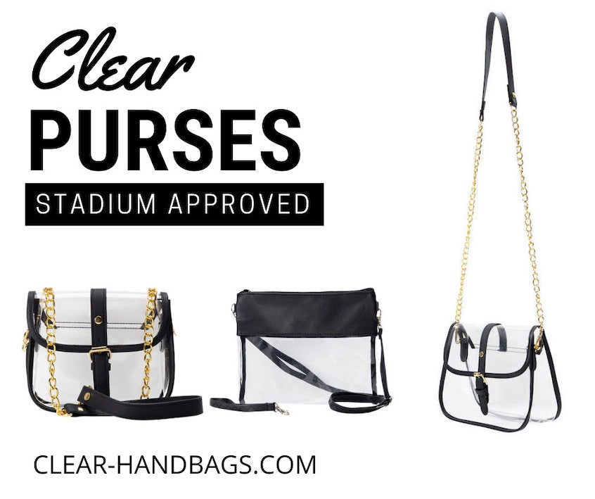 Designer Inspired Clear Bags –