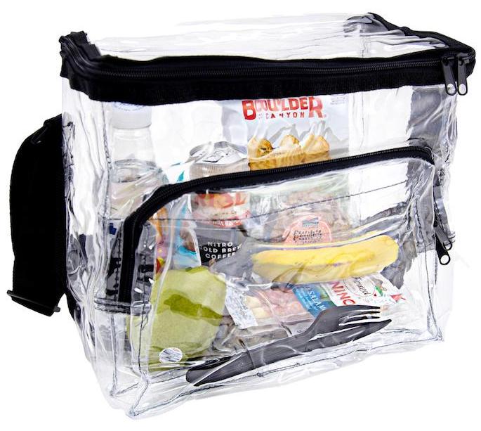 BORMELUN 2Pack Clear Lunch Bag for Work Correctional Officers - Plastic  Transparent Lunch Tote Stadi…See more BORMELUN 2Pack Clear Lunch Bag for  Work