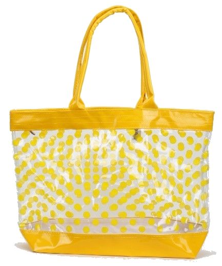 Yellow Polka Dot Tote Bag – Bombus Artisanal