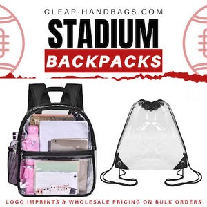 stadium approved clear backpacks