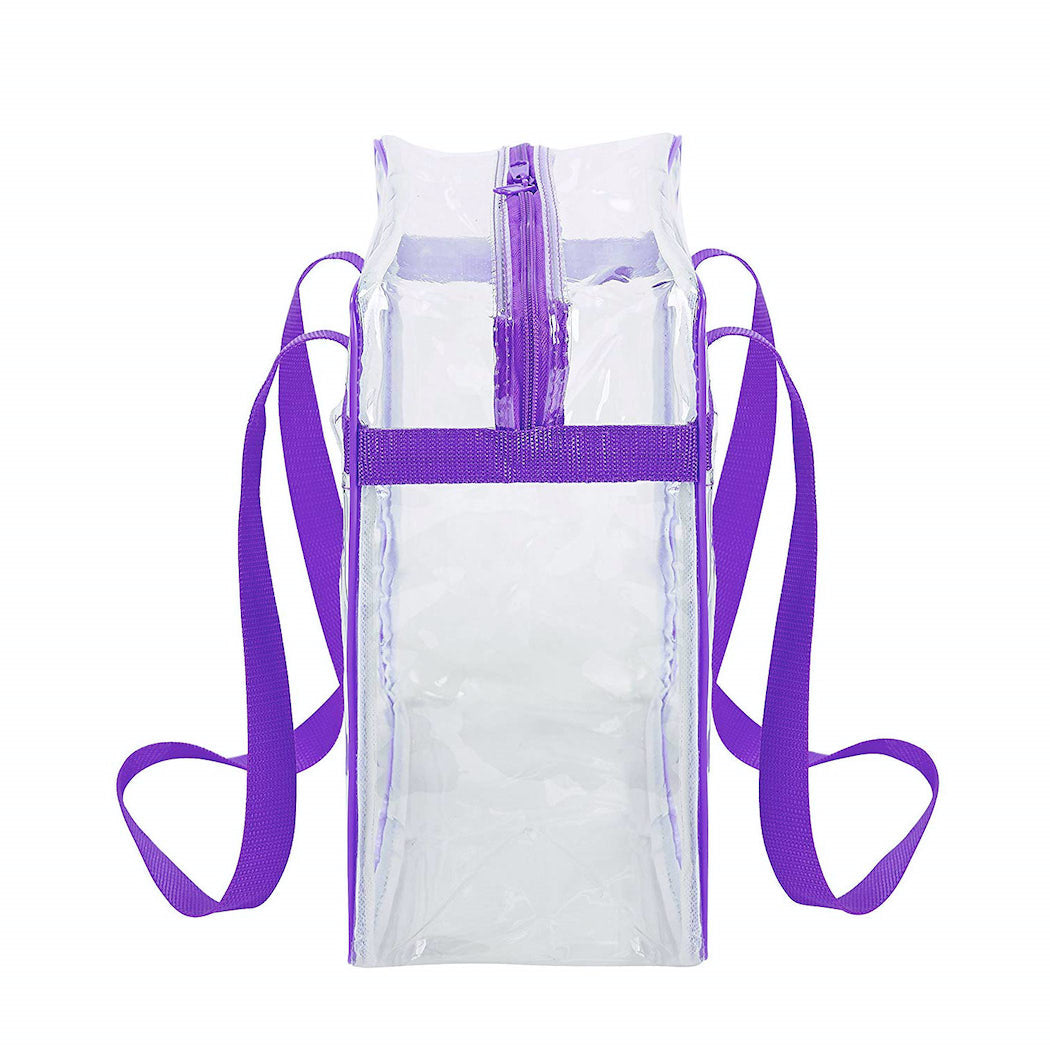 Purple & Cream Medium Pyramid Bag – Stitch Ups