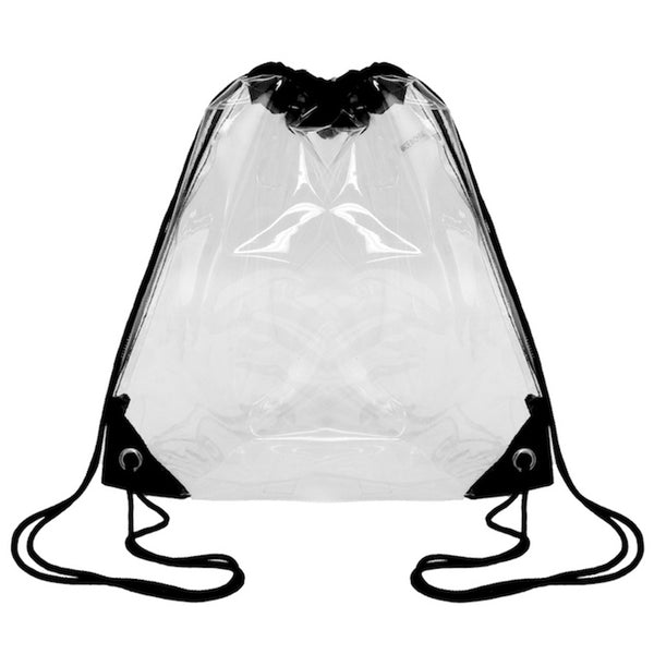 clear drawstring bags