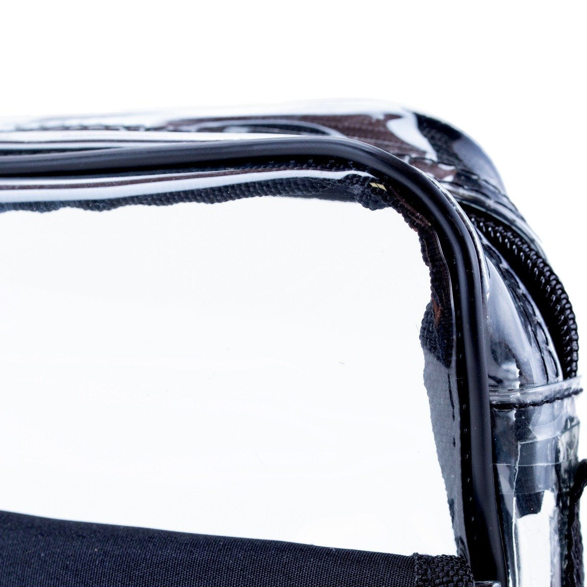 clear stadium purse with zipper