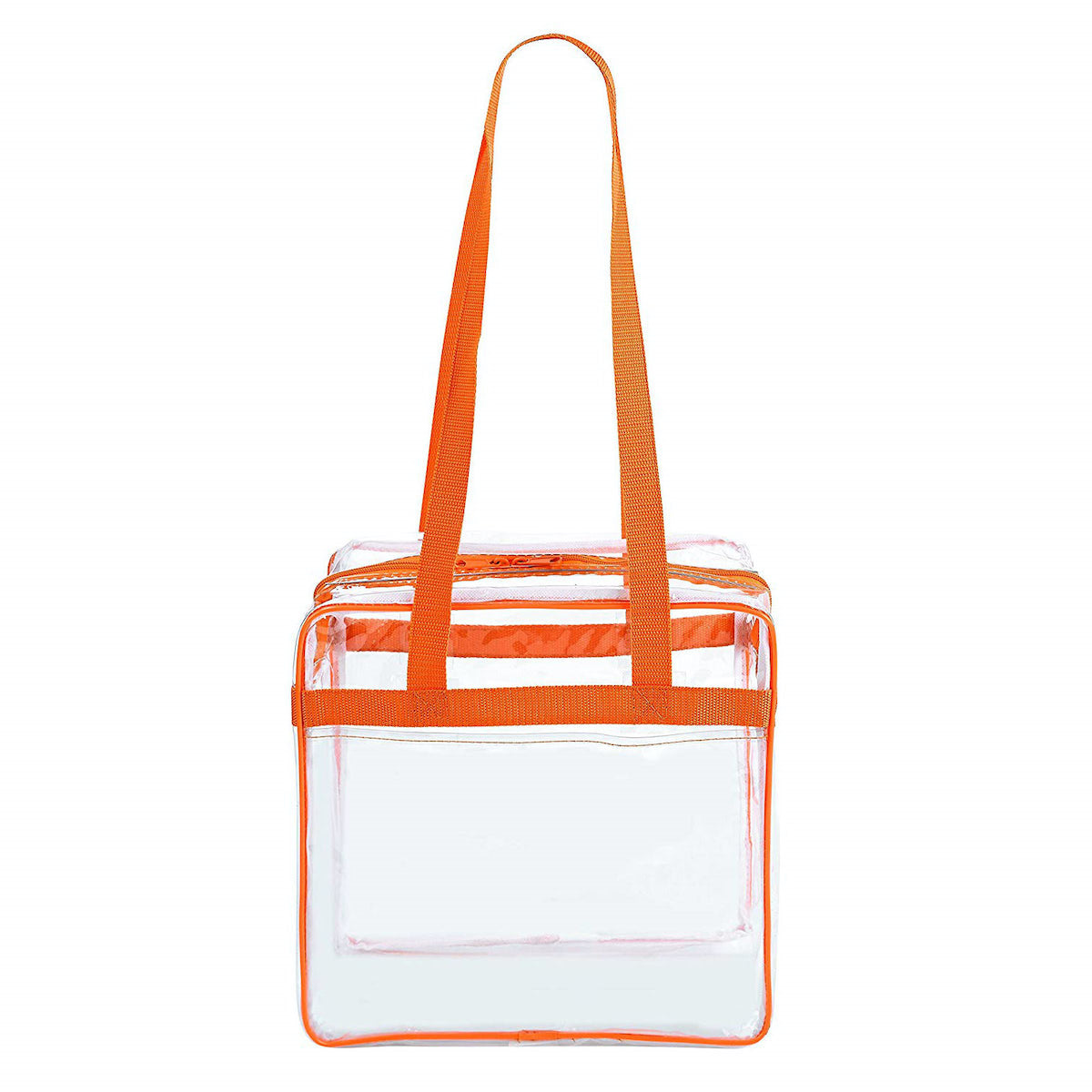 Yorssley Clear Lunch Bags for Work - Stadium Approved Transparent Tote Bag,  Crossbody, Purse - Heavy Duty Extra Large 12x12x6