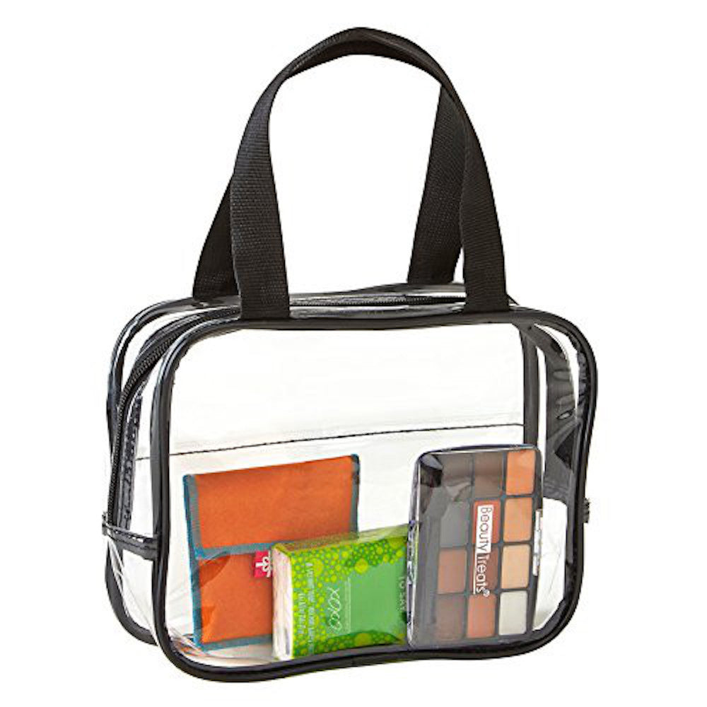 Clear Cosmetic Bag with Handles –