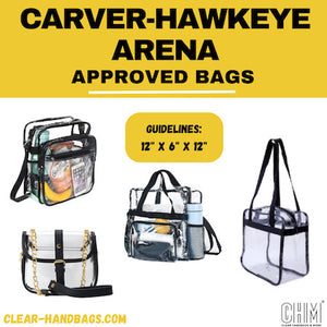 Carver Hawkeye Arena Bag Policy