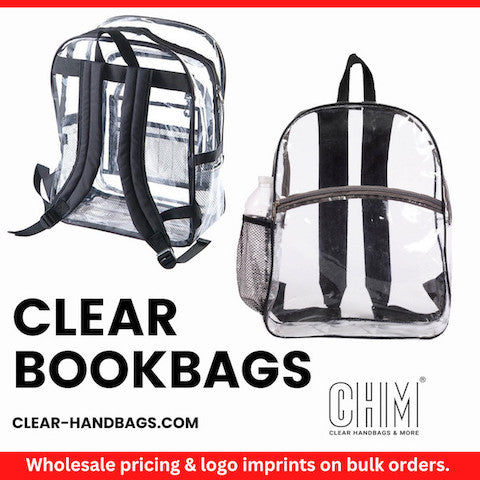 clear plastic backpack for school