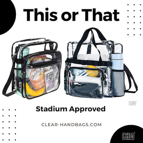 clear stadium bags