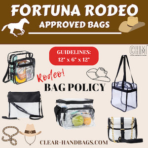 Fortuna Rodeo Bag Policy