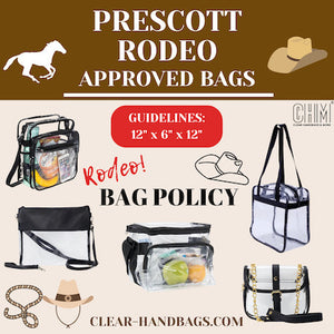 Prescott Rodeo Bag Policy