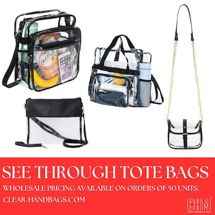 see through tote bags