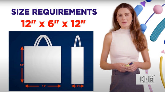 clear bag policy size requirement