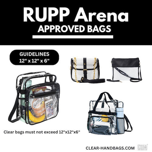 Rupp Arena Bag Policy Approved Bags