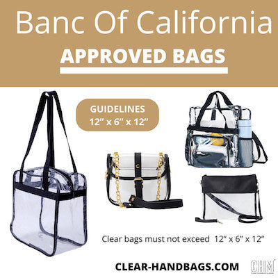 Banc of California Stadium Bag Policy Approved Bags
