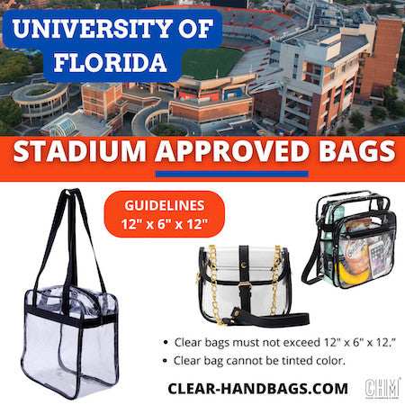 UF Ben Hill Griffin Stadium Clear Bag Policy Approved Bags