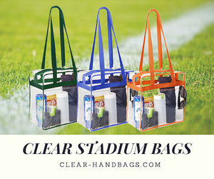 Clear Stadium Tote Bags