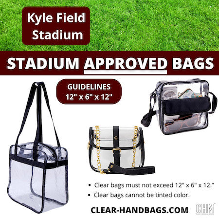 Kyle Field Clear Bag Policy Approved Bags