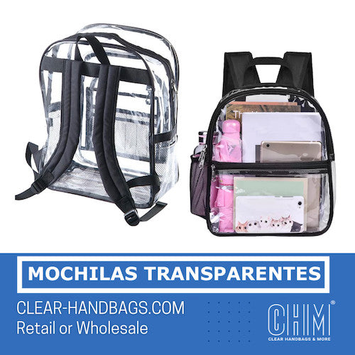 mochilas transparentes