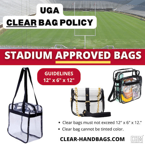 UGA Clear Bag Policy Approved Bags
