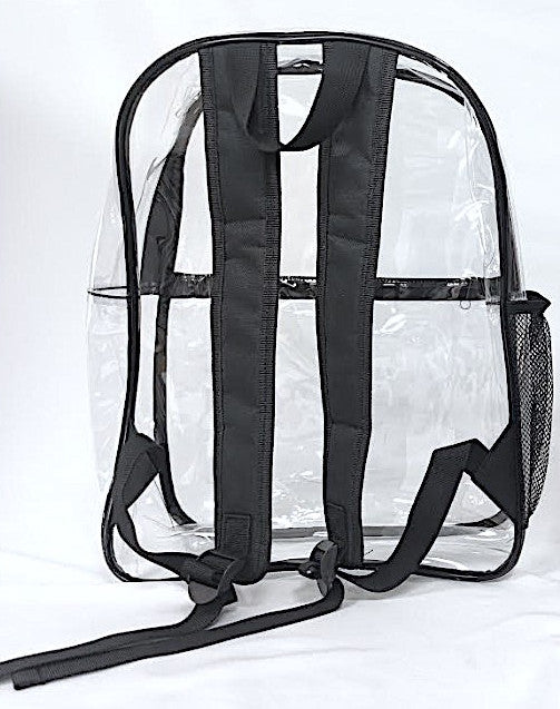 clear backpack with leather trim Clear Backpack For Women and Men See Through Backpacks with Adjustable Shoulder Strap For Concert Festival Work or Travel (ch-y1310)