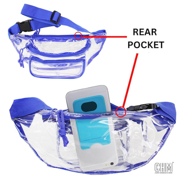 clear belt bag