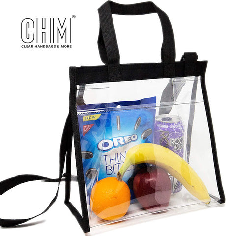 clear lunch bag tote