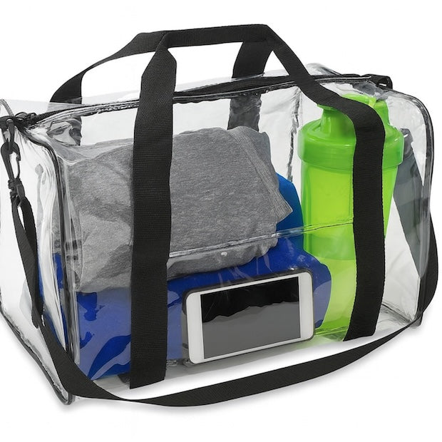 clear gym bag