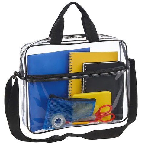 clear portfolio bag