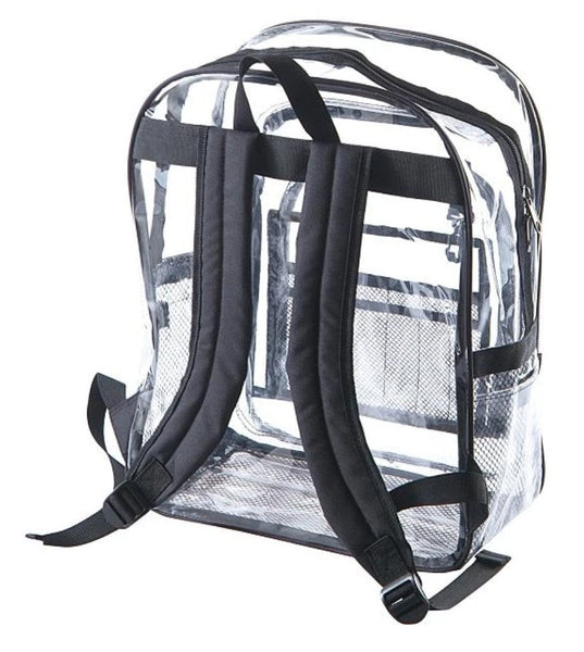 Clear Bookbags For School Multi Pocket With Mask & Hand Sanitizer