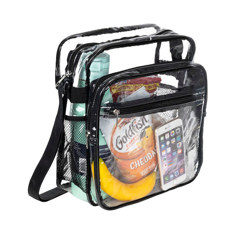 BORMELUN Clear Lunch Bag for Work Correctional Officers - Plastic  Transparent Lunch Tote Stadium Bag…See more BORMELUN Clear Lunch Bag for  Work