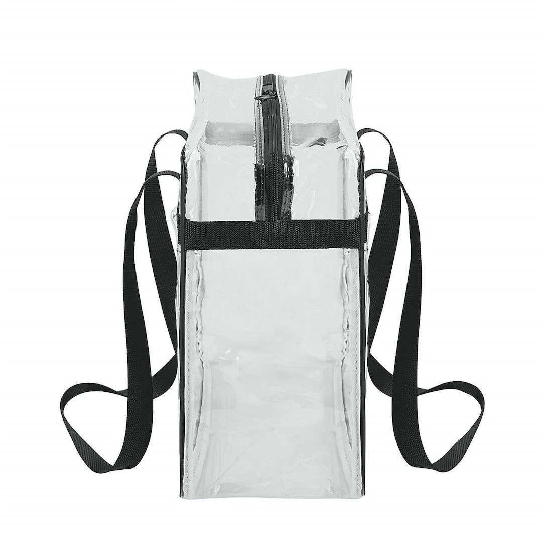 Durchsichtige Tasche – Stadiontauglich, Aus PVC, Mit Verstellbarem Riemen (30x30x13 Cm)