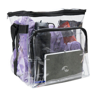 clear bags for work transparent