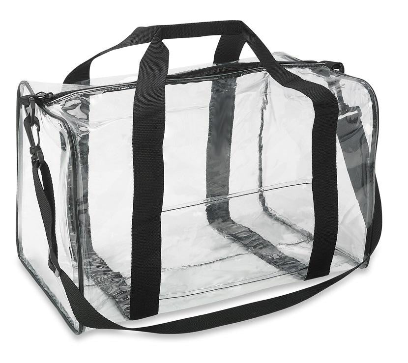 Bxingsftys Transparent PVC Duffel Bag Lightweight Fitness Training