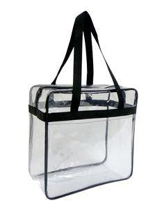 Jainnowa Clear Tote Bag, Hologram Large Clear Tote, Clear Bags Stadium  Approved, 16X 12X 6 Translucent & Reflective Transparent See Through Big