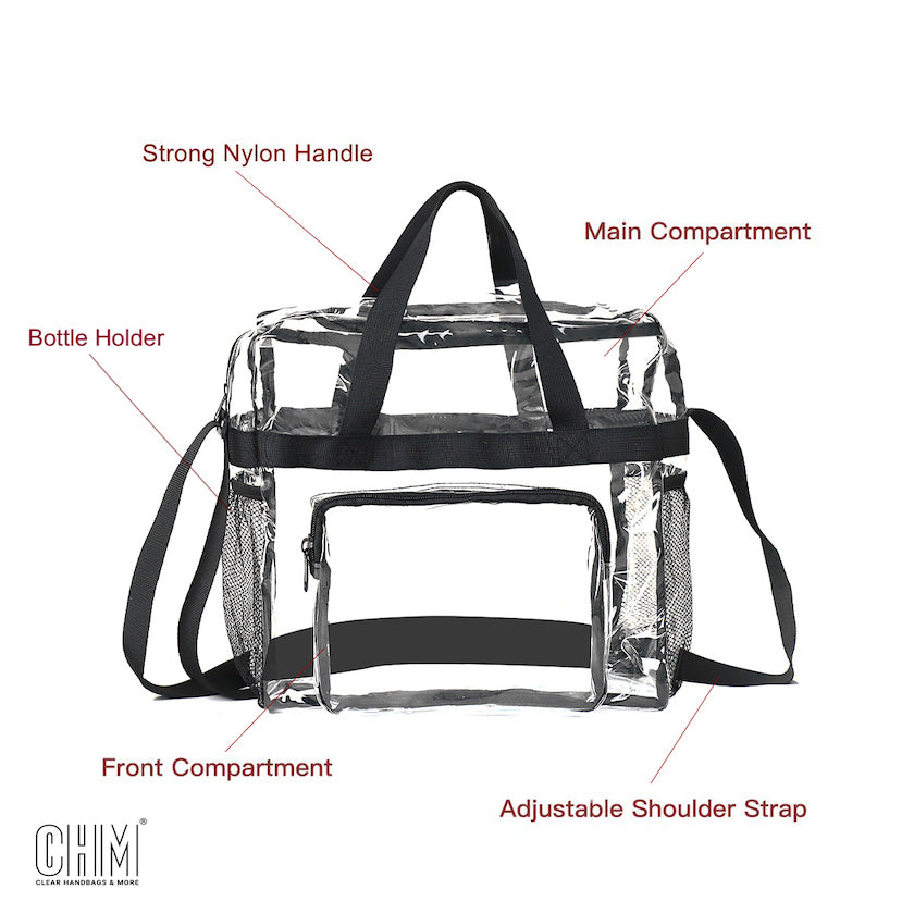 Clear stadium bag 12x6x12 on sale