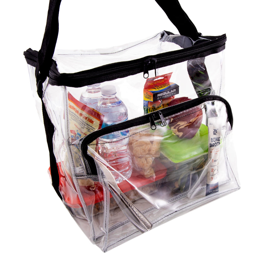 Clear plastic lunch bags store