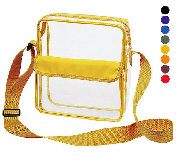 plastic tote bag for football games