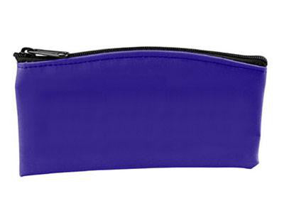 purple pouch with zipper