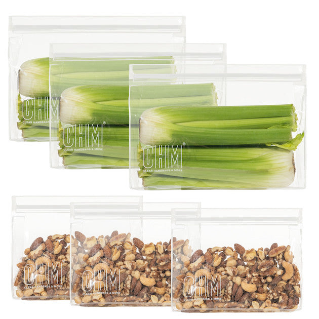 Reusable Food Storage Sandwich Bag Gallon Freezer Bags-White+Green(2PCS) -  White+Green - Bed Bath & Beyond - 36611700