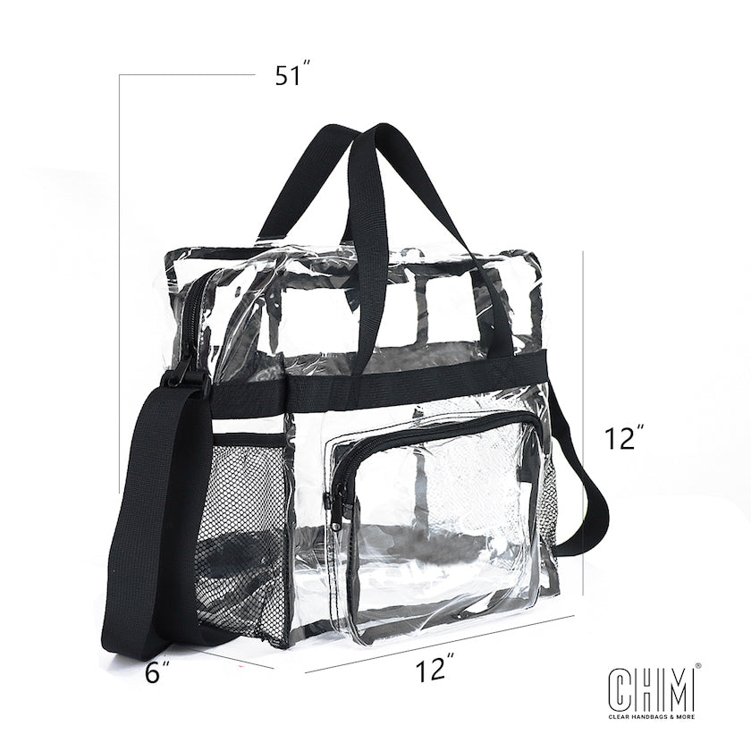 Clear tote 12x6x12 on sale