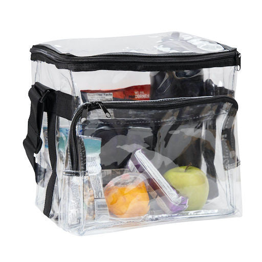 Clear Lunch Box Large (CH-1240) with Free Reusable Leak Proof Ice Bag