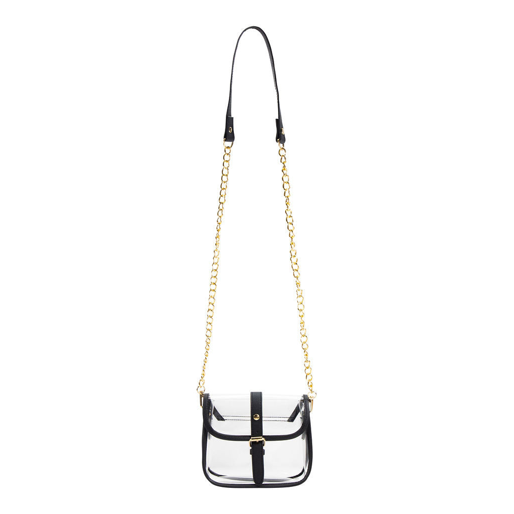 transparent saddle bag